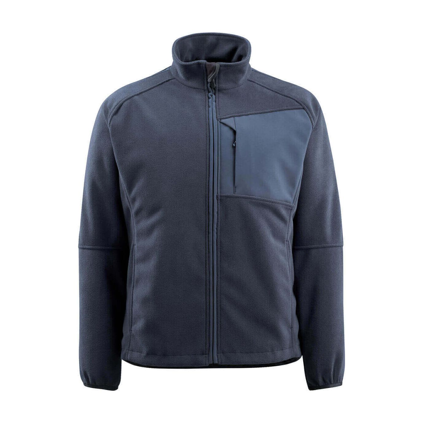 Mascot Marburg Fleece Jacket 15703-259 Front #colour_dark-navy-blue