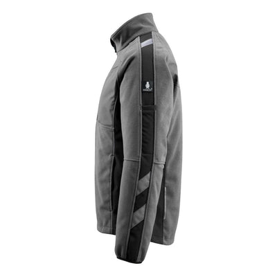 Mascot Marburg Work Fleece Jacket 15603-259 Right #colour_dark-anthracite-grey-black