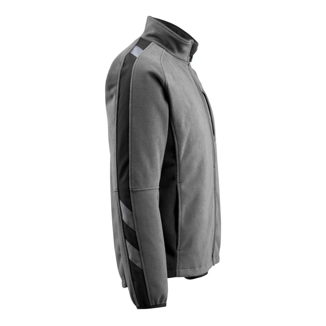 Mascot Marburg Work Fleece Jacket 15603-259 Left #colour_dark-anthracite-grey-black