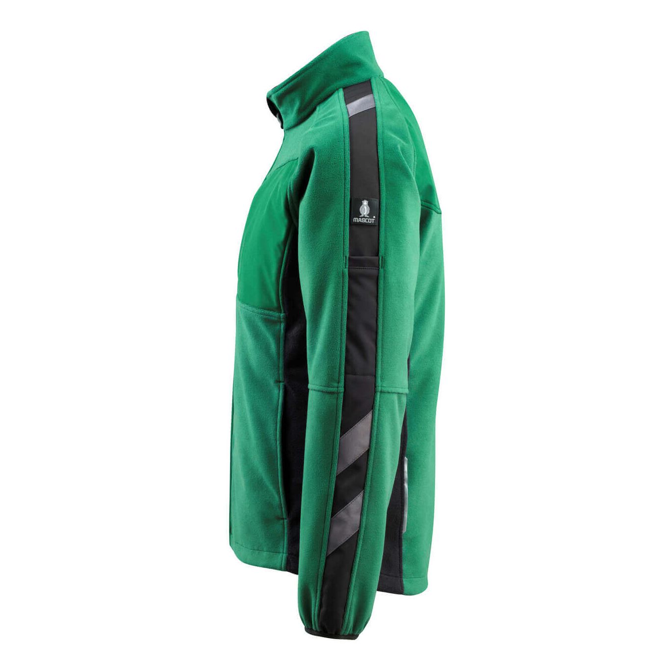 Mascot Marburg Work Fleece Jacket 15603-259 Right #colour_green-black