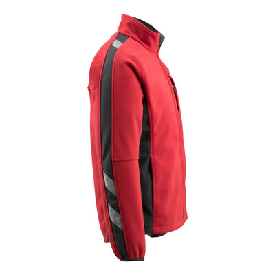 Mascot Marburg Work Fleece Jacket 15603-259 Left #colour_red-black