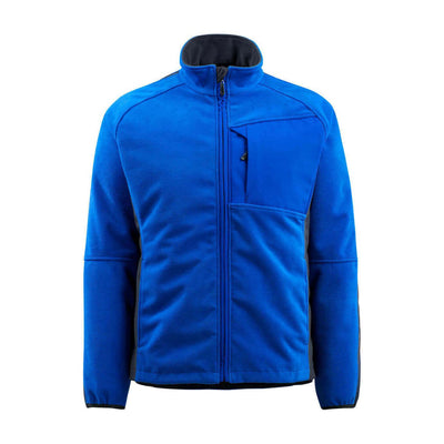 Mascot Marburg Work Fleece Jacket 15603-259 Front #colour_royal-blue-dark-navy-blue