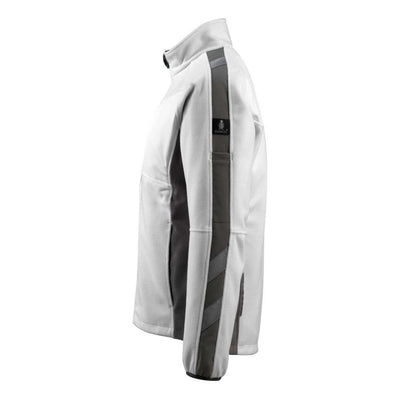 Mascot Marburg Work Fleece Jacket 15603-259 Right #colour_white-dark-anthracite-grey