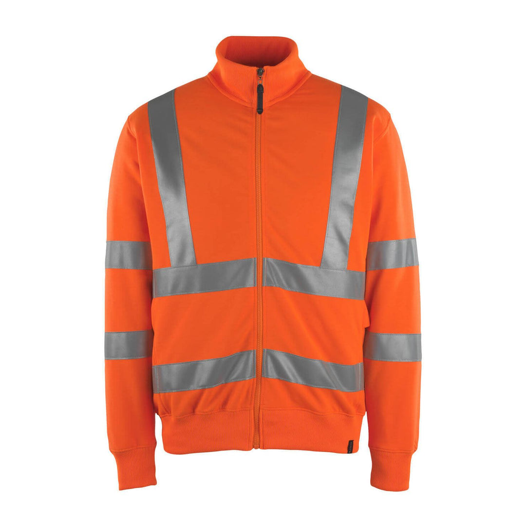 Mascot Maringa Hi-Vis Sweatshirt 50115-950 Front #colour_hi-vis-orange