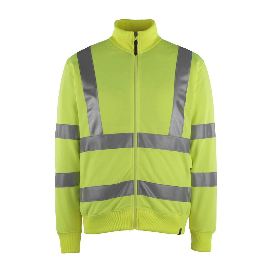 Mascot Maringa Hi-Vis Sweatshirt 50115-950 Front #colour_hi-vis-yellow