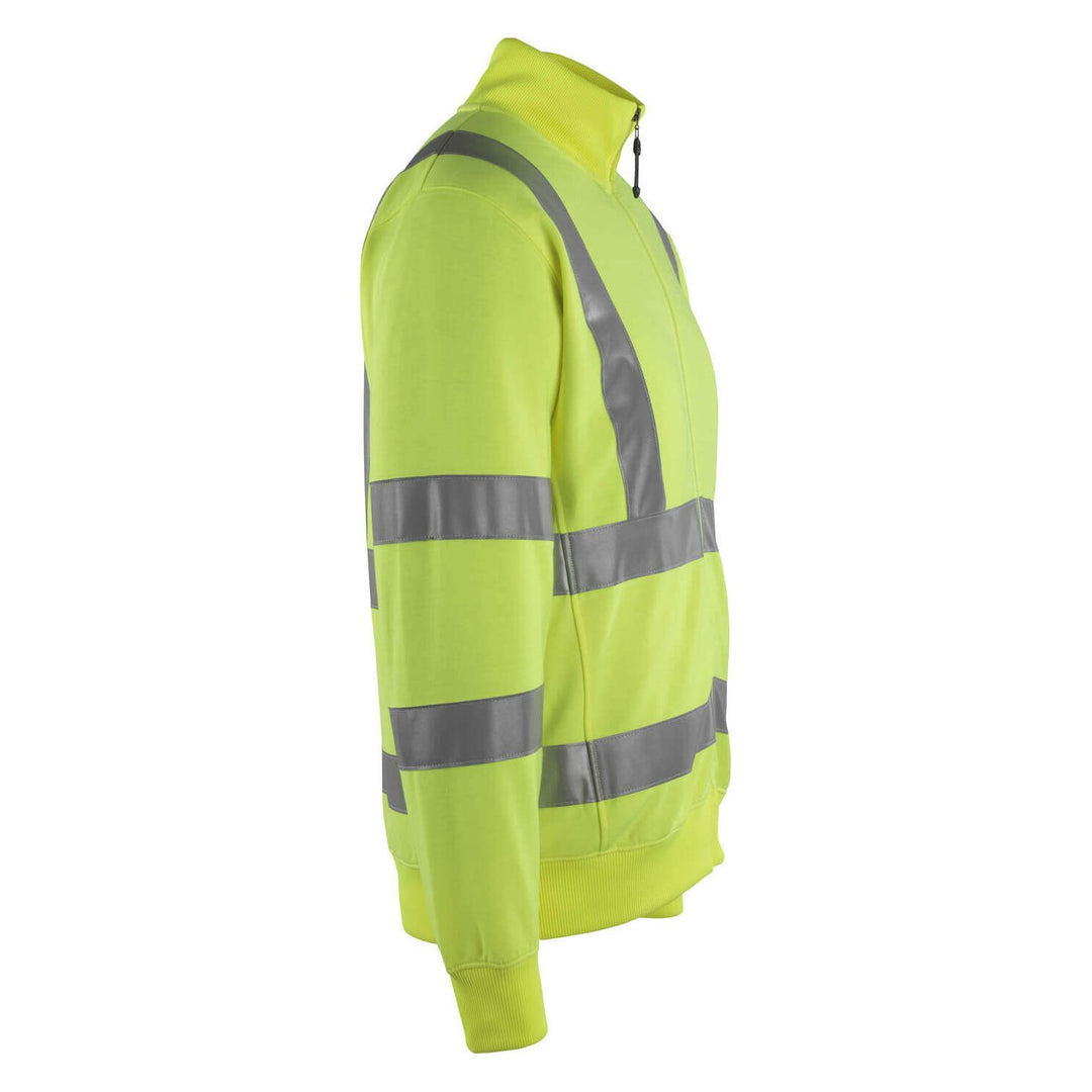 Mascot Maringa Hi-Vis Sweatshirt 50115-950 Left #colour_hi-vis-yellow