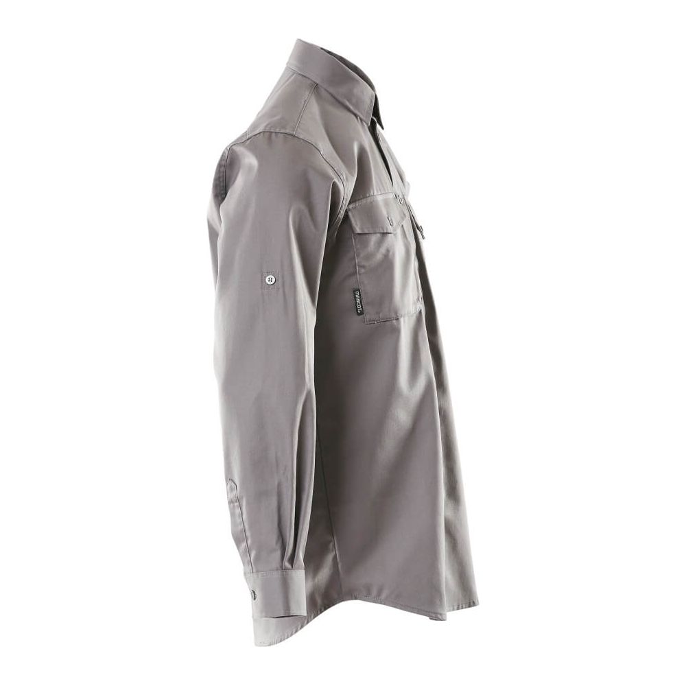 Mascot Mesa Shirt Buttoned Collar 13004-230 Left #colour_anthracite-grey