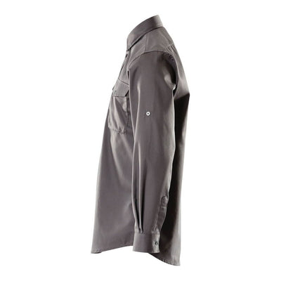 Mascot Mesa Shirt Buttoned Collar 13004-230 Right #colour_dark-anthracite-grey