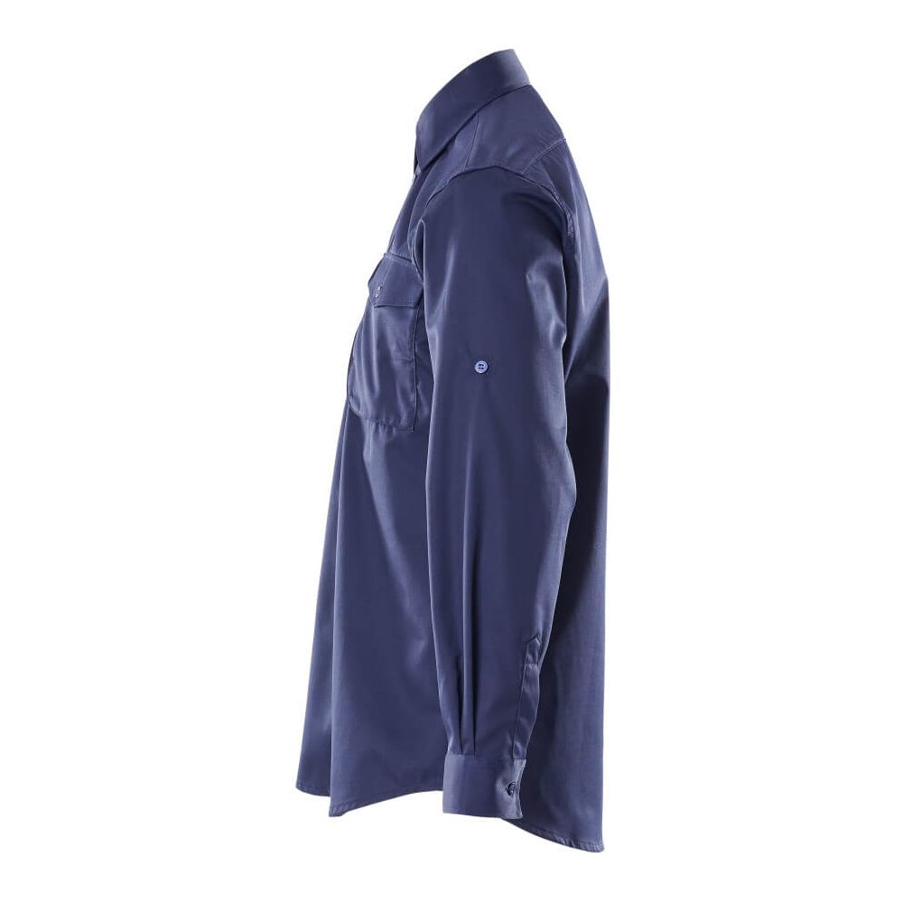 Mascot Mesa Shirt Buttoned Collar 13004-230 Right #colour_navy-blue