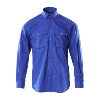 Mascot Mesa Shirt Buttoned Collar 13004-230 Front #colour_royal-blue