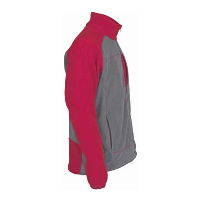 Mascot Messina Fleece Jacket 06042-137 Left #colour_anthracite-grey-red