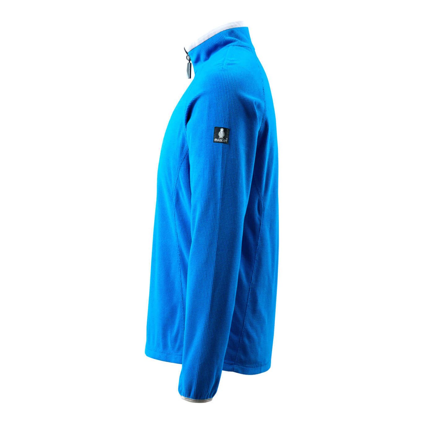 Mascot Metz Fleece Jumper Zip-Neck 50148-239 Right #colour_azure-blue