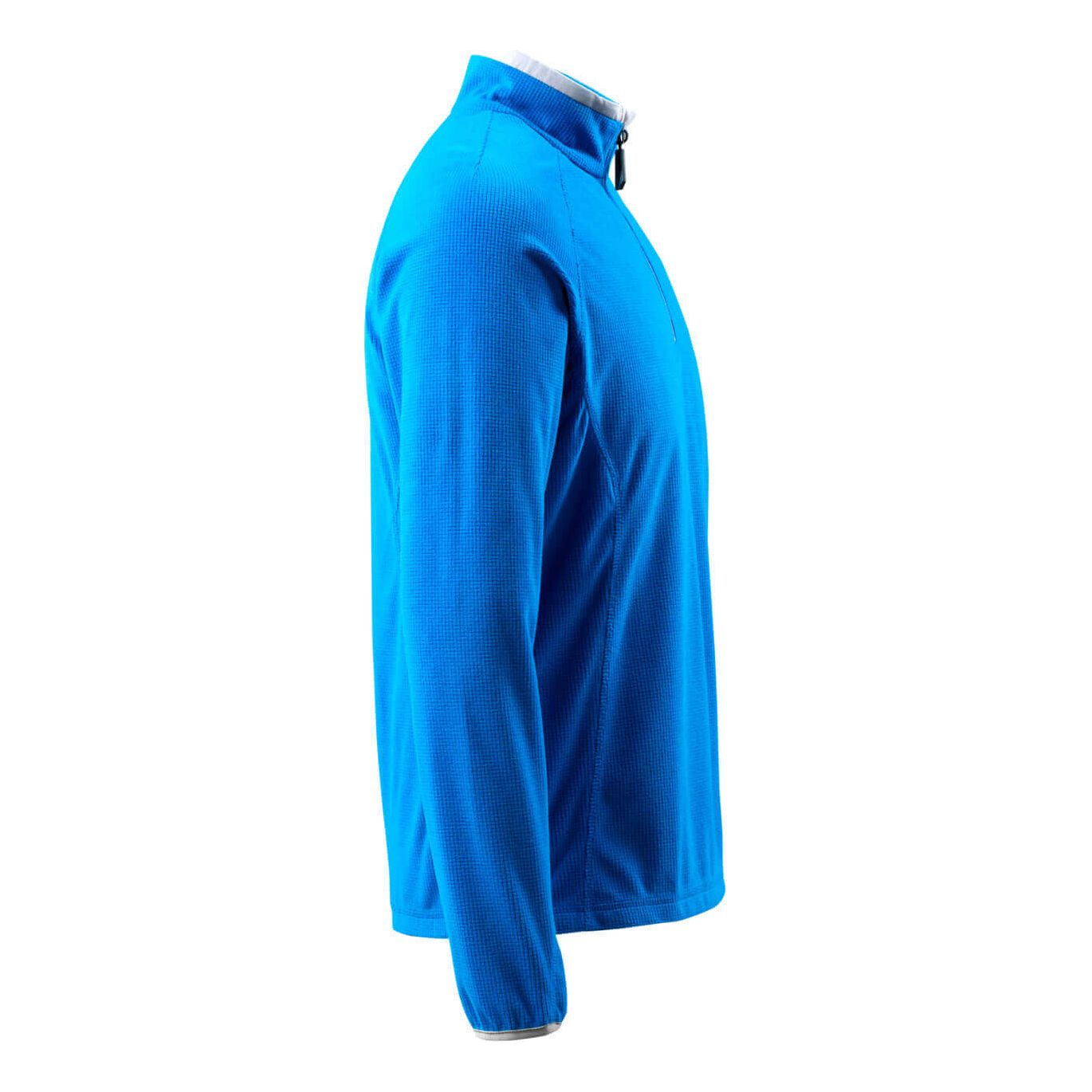 Mascot Metz Fleece Jumper Zip-Neck 50148-239 Left #colour_azure-blue