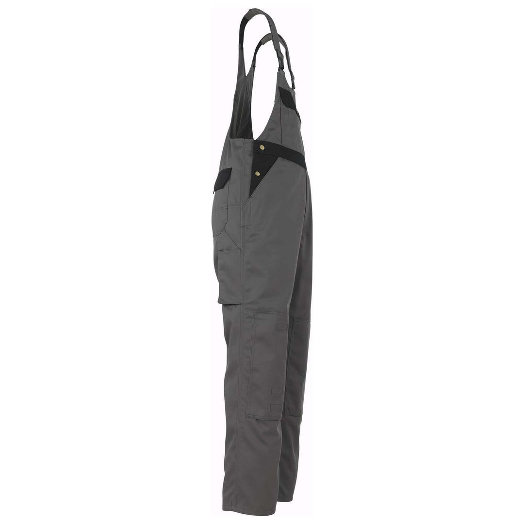 Mascot Milano Bib Brace Overall 00969-430 Left #colour_anthracite-grey-black