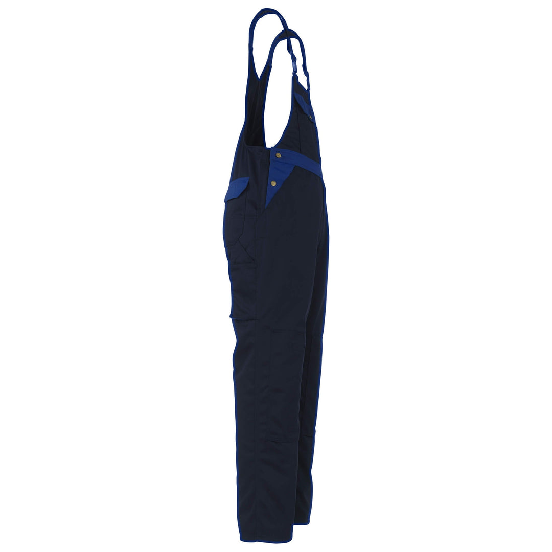 Mascot Milano Bib Brace Overall 00969-430 Left #colour_navy-blue-royal-blue