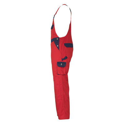 Mascot Milano Bib Brace Overall 00969-430 Right #colour_red-navy-blue