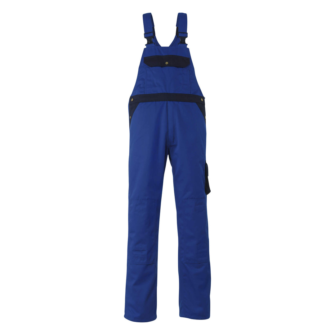 Mascot Milano Bib Brace Overall 00969-430 Front #colour_royal-blue-navy-blue