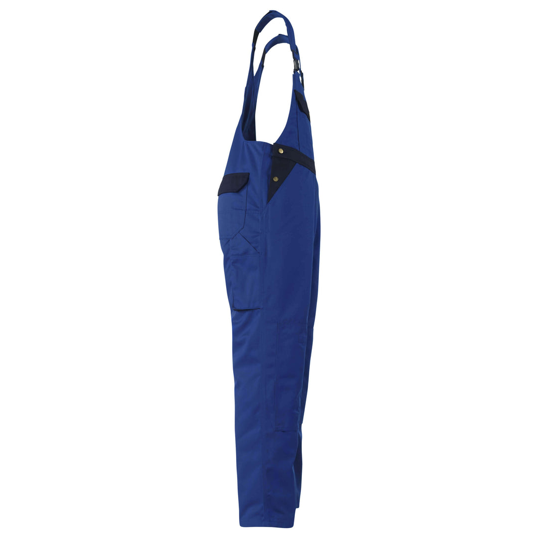 Mascot Milano Bib Brace Overall 00969-430 Left #colour_royal-blue-navy-blue