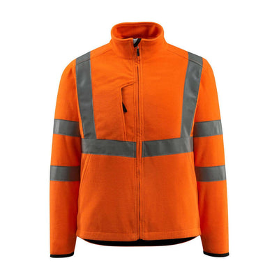 Mascot Mildura Hi-Vis Fleece Jacket 15903-270 Front #colour_hi-vis-orange