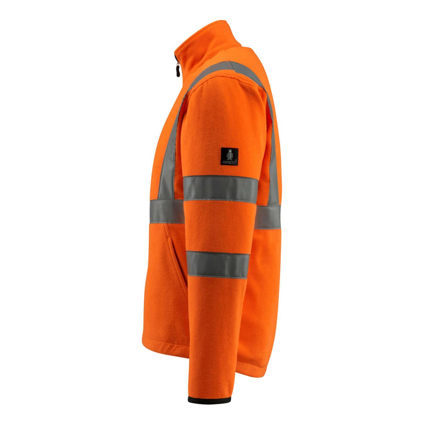 Mascot Mildura Hi-Vis Fleece Jacket 15903-270 Right #colour_hi-vis-orange