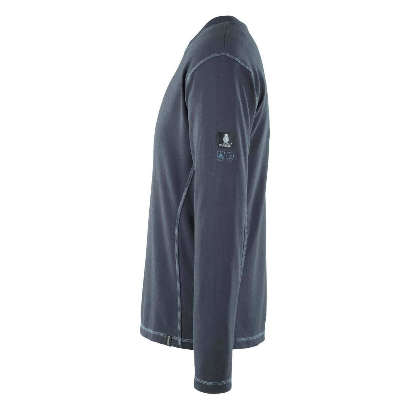 Mascot Muri Flame-Retardant Long-Sleeved T-shirt 50119-927 Right #colour_dark-navy-blue