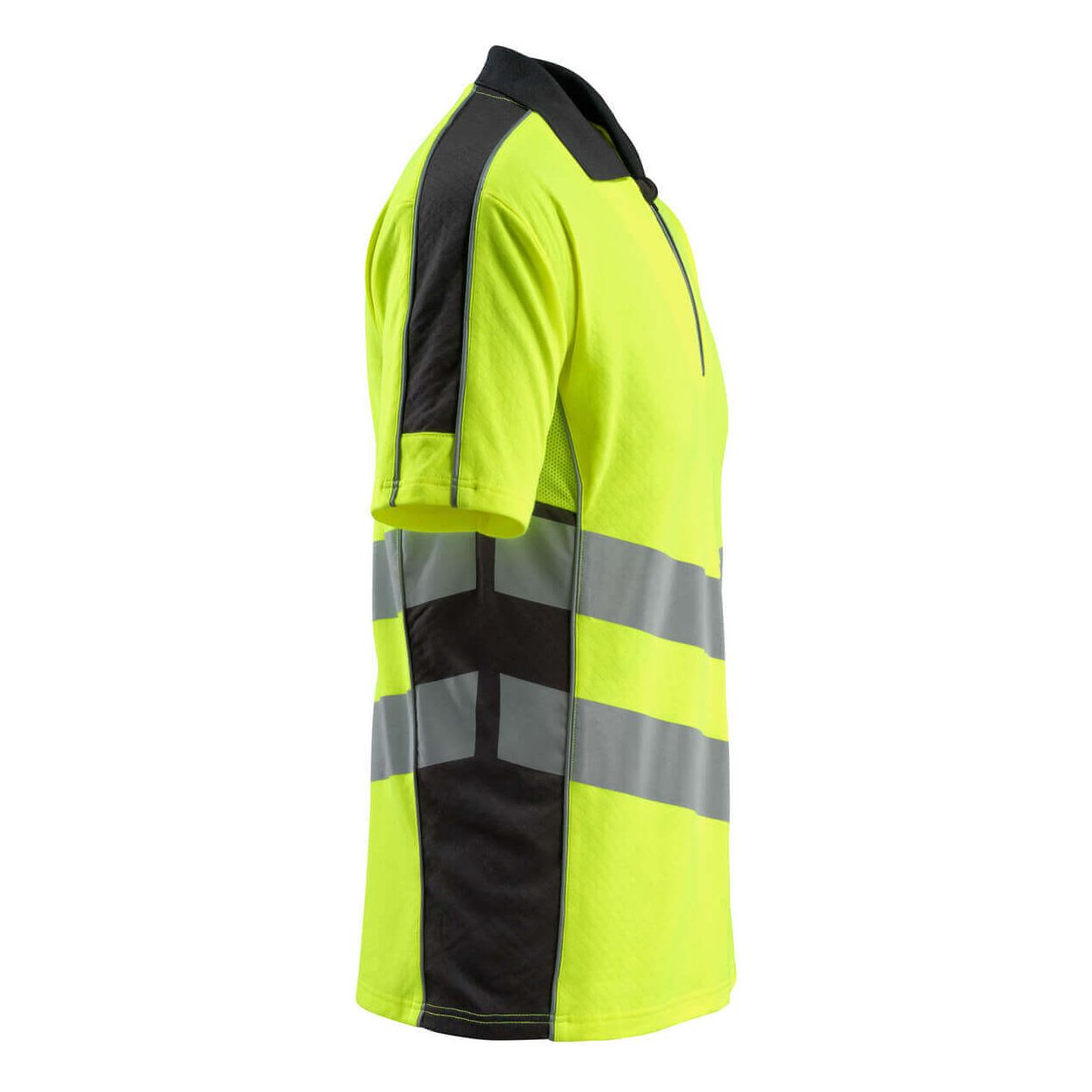 Mascot Murton Hi-Vis Polo shirt 50130-933 Left #colour_hi-vis-yellow-black