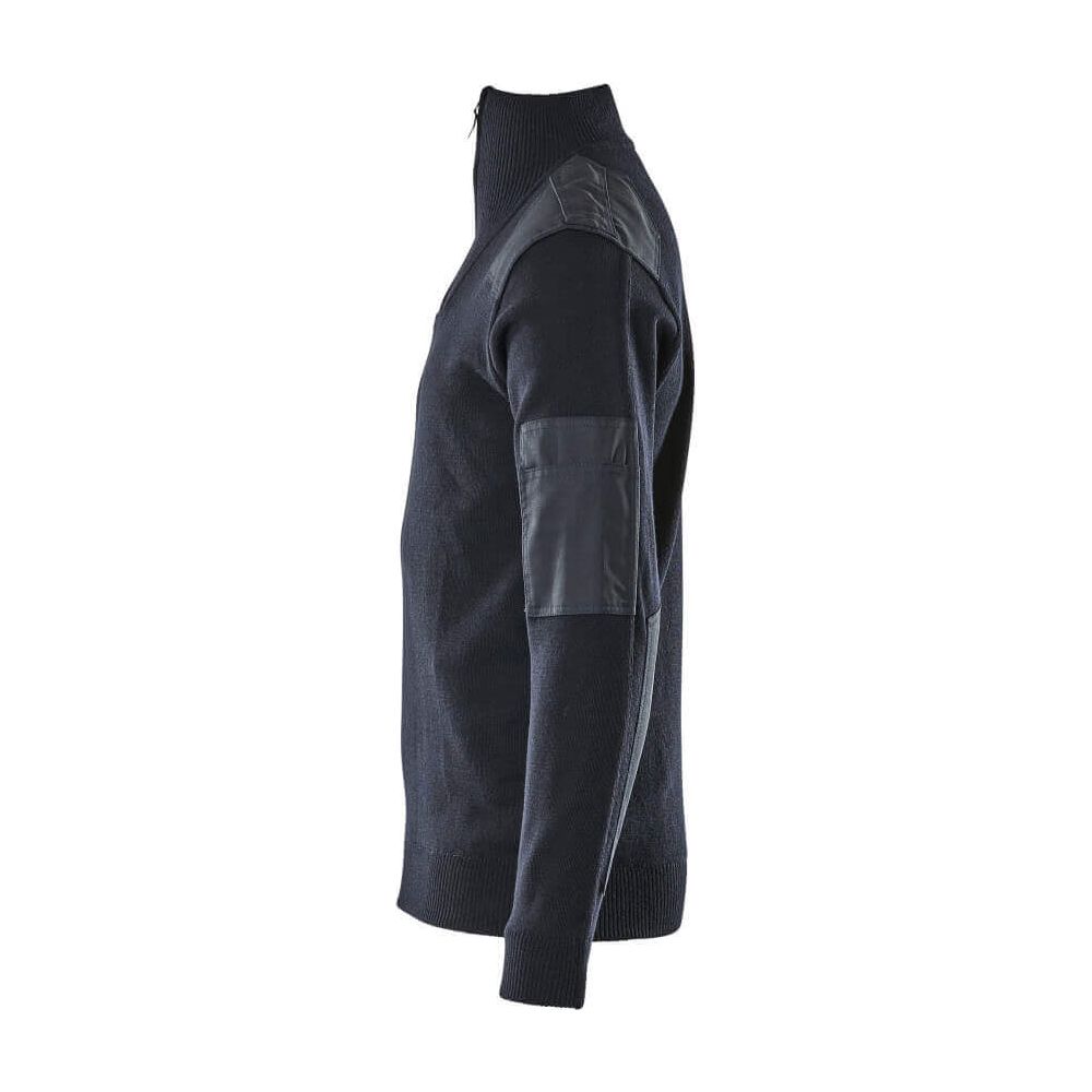 Mascot Nanterre Knitted Jumper Half-Zip 17205-939 Right #colour_dark-navy-blue