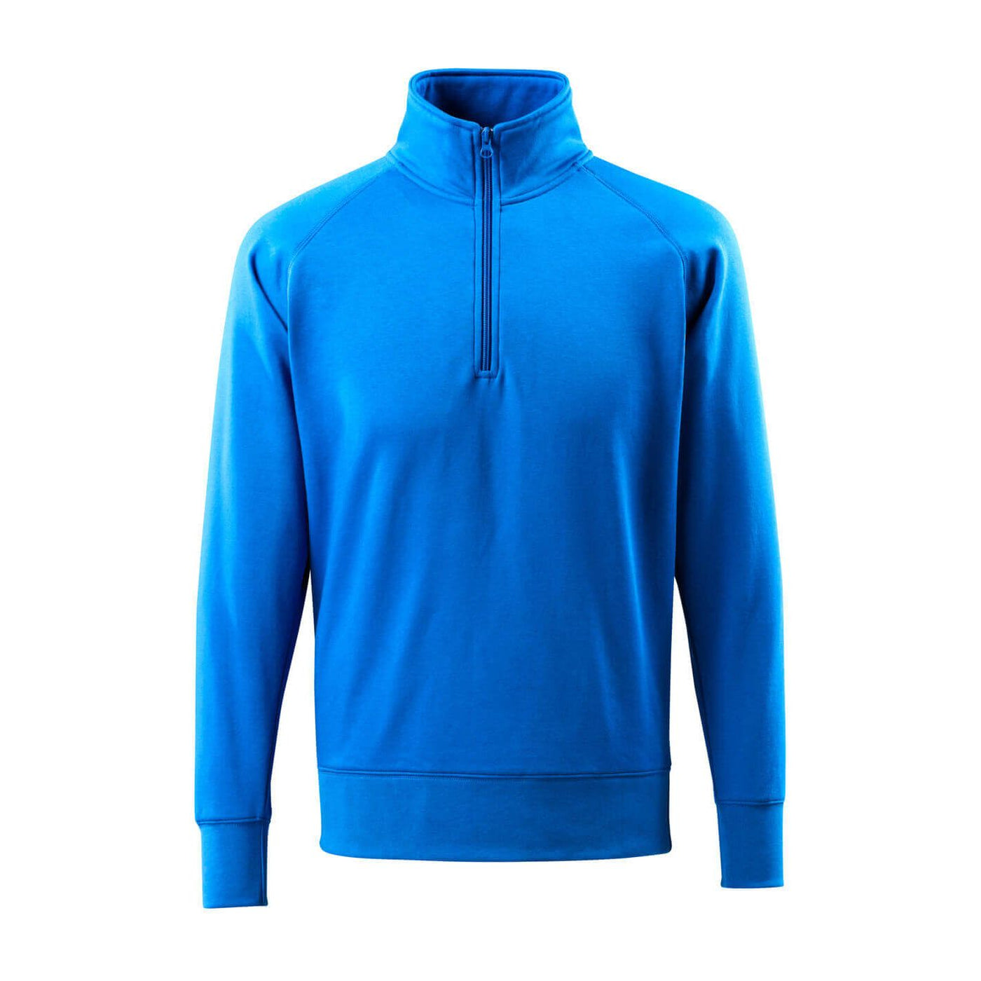 Mascot Nantes Zip-Neck Sweatshirt 50611-971 Front #colour_azure-blue