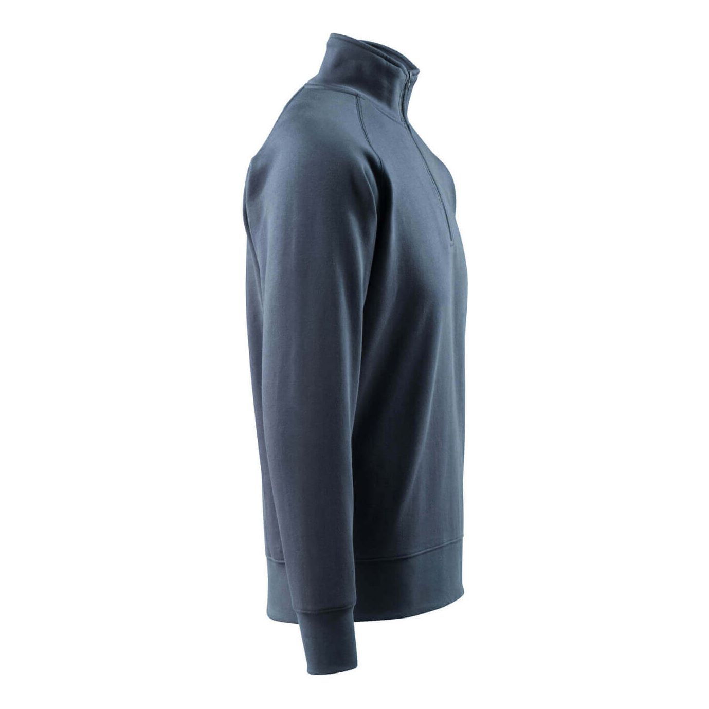 Mascot Nantes Zip-Neck Sweatshirt 50611-971 Left #colour_dark-navy-blue