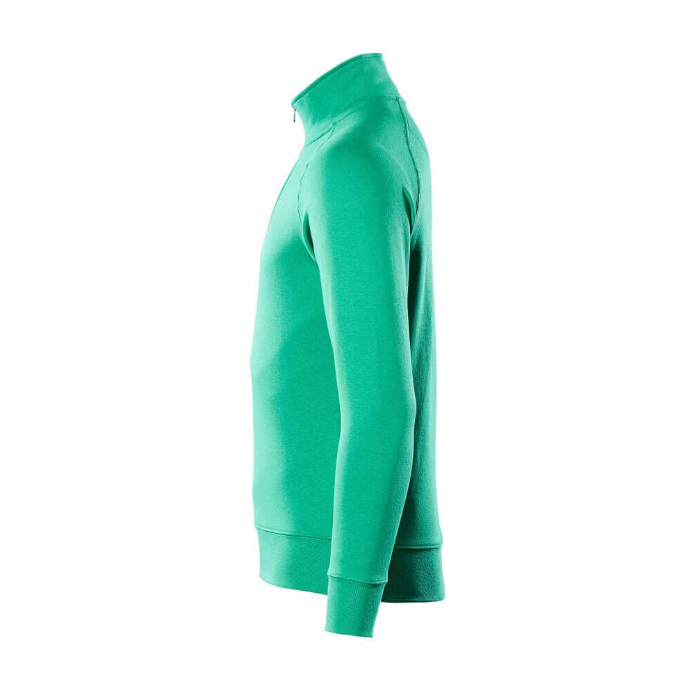 Mascot Nantes Zip-Neck Sweatshirt 50611-971 Right #colour_grass-green