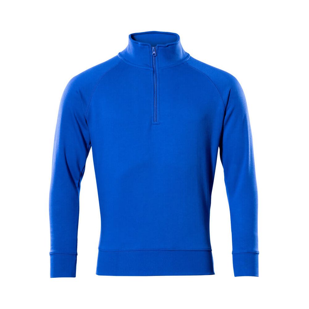 Mascot Nantes Zip-Neck Sweatshirt 50611-971 Front #colour_royal-blue