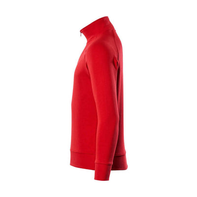 Mascot Nantes Zip-Neck Sweatshirt 50611-971 Right #colour_traffic-red