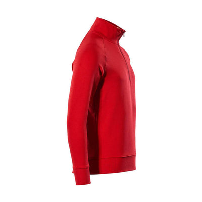 Mascot Nantes Zip-Neck Sweatshirt 50611-971 Left #colour_traffic-red