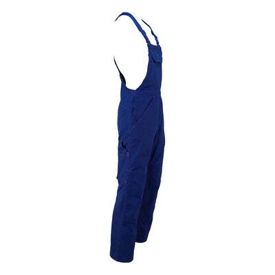 Mascot Newark Bib Brace Overall Trousers 10569-442 Left #colour_royal-blue