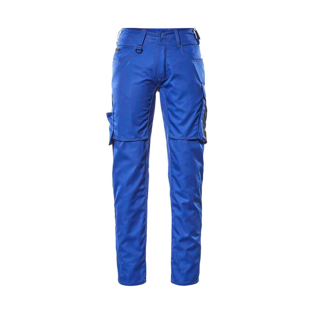 Mascot Oldenburg Work Trousers Thigh-Pockets 12579-442 Front #colour_royal-blue-dark-navy-blue