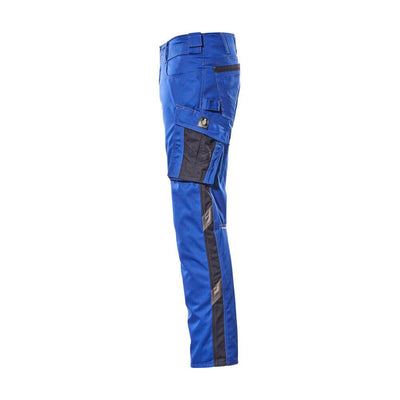 Mascot Oldenburg Work Trousers Thigh-Pockets 12579-442 Right #colour_royal-blue-dark-navy-blue