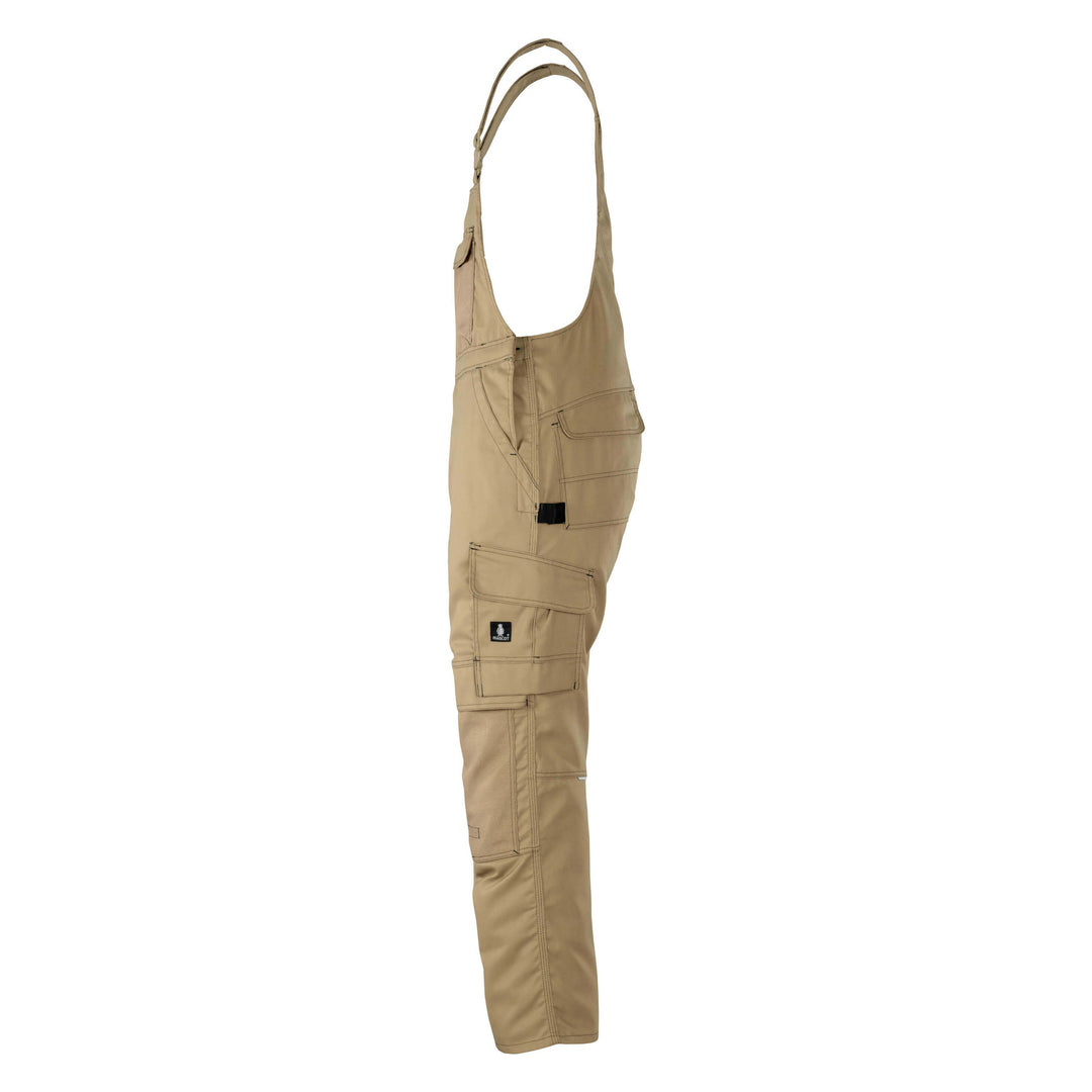 Mascot Orense Bib Overall Kneepad-Pockets 08269-010 Right #colour_khaki