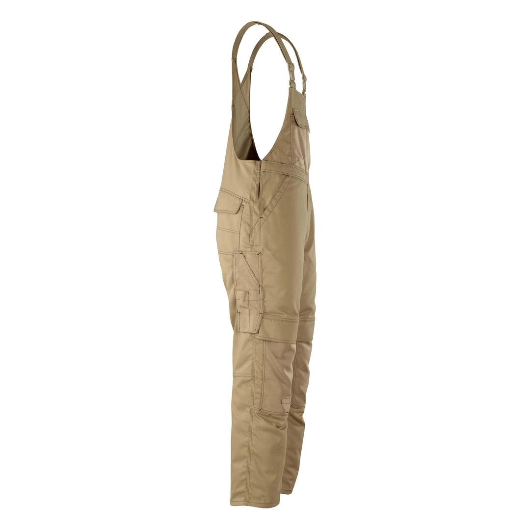 Mascot Orense Bib Overall Kneepad-Pockets 08269-010 Left #colour_khaki