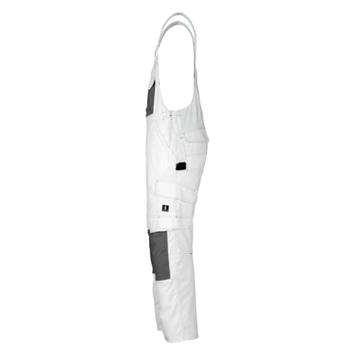 Mascot Orense Bib Overall Kneepad-Pockets 08269-010 Right #colour_white