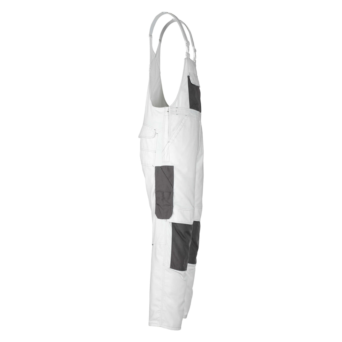 Mascot Orense Bib Overall Kneepad-Pockets 08269-010 Left #colour_white
