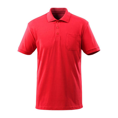 Mascot Orgon Polo Shirt Chest-Pocket 51586-968 Front #colour_traffic-red