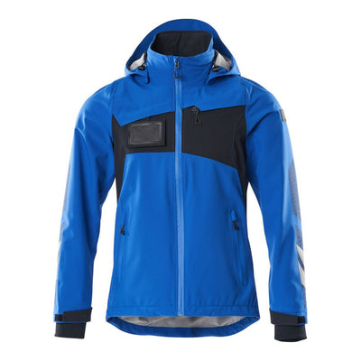 Mascot Outer Shell Jacket 18001-249 Front #colour_azure-blue-dark-navy-blue