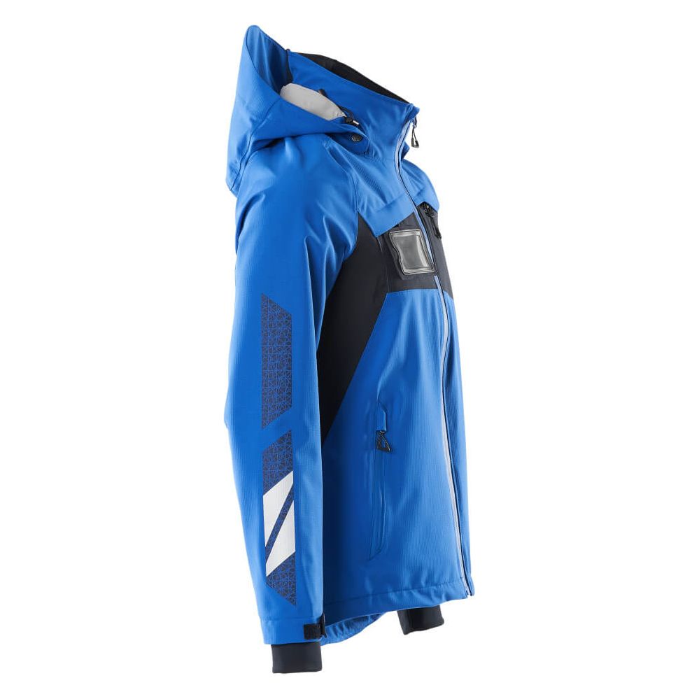 Mascot Outer Shell Jacket 18001-249 Left #colour_azure-blue-dark-navy-blue