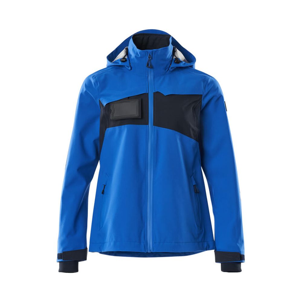 Mascot Outer Shell-Jacket 18011-249 Front #colour_azure-blue-dark-navy-blue