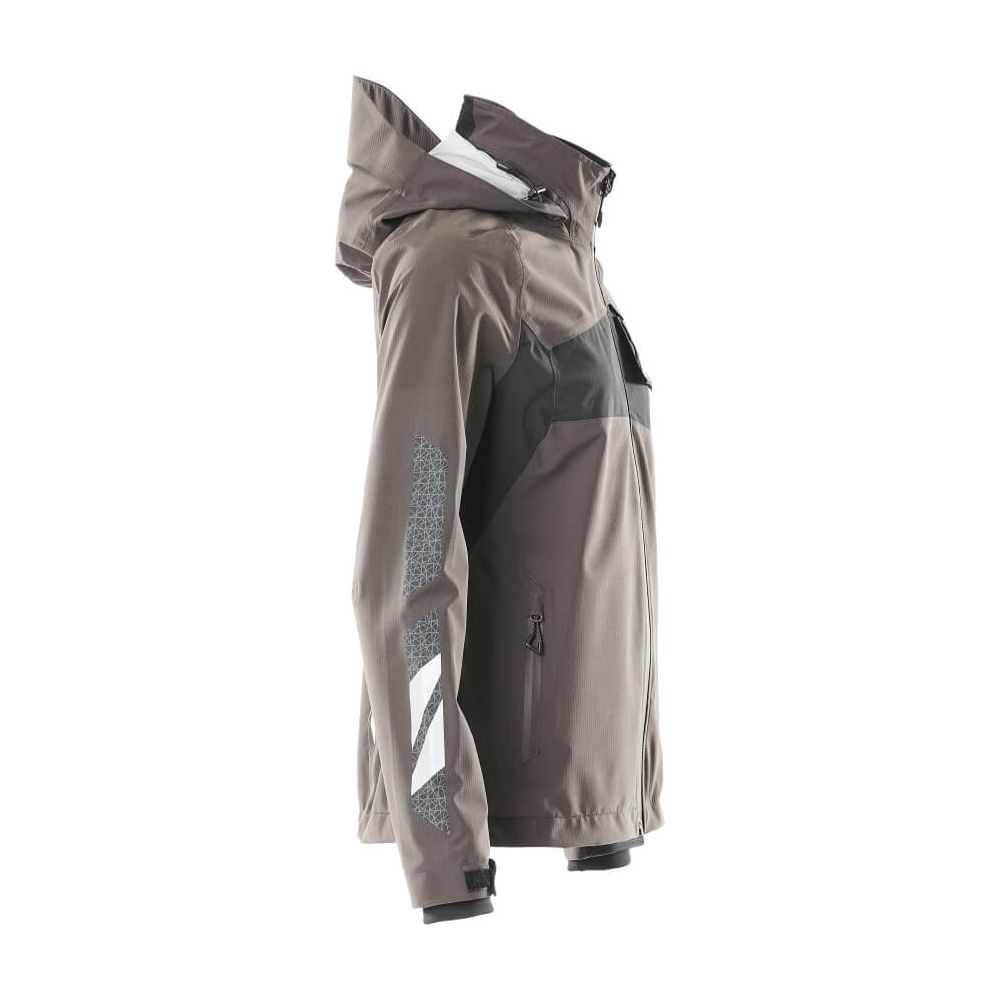 Mascot Outer Shell-Jacket 18011-249 Left #colour_dark-anthracite-grey-black