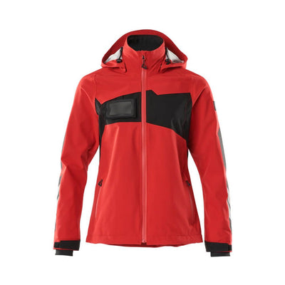 Mascot Outer Shell-Jacket 18011-249 Front #colour_traffic-red-black