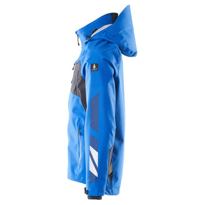 Mascot Outer-Shell Jacket Waterproof 18301-231 Right #colour_azure-blue-dark-navy-blue