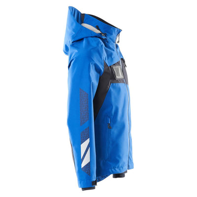Mascot Outer-Shell Jacket Waterproof 18301-231 Left #colour_azure-blue-dark-navy-blue