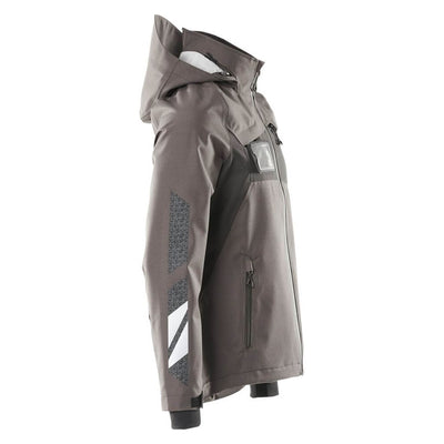 Mascot Outer-Shell Jacket Waterproof 18301-231 Left #colour_dark-anthracite-grey-black
