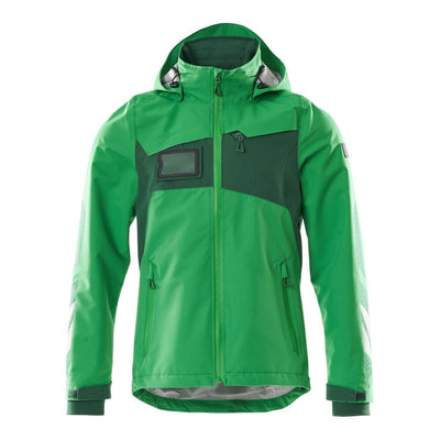 Mascot Outer-Shell Jacket Waterproof 18301-231 Front #colour_grass-green-green